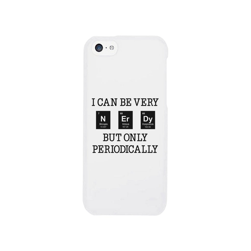 Nerdy Periodically White Phone Case