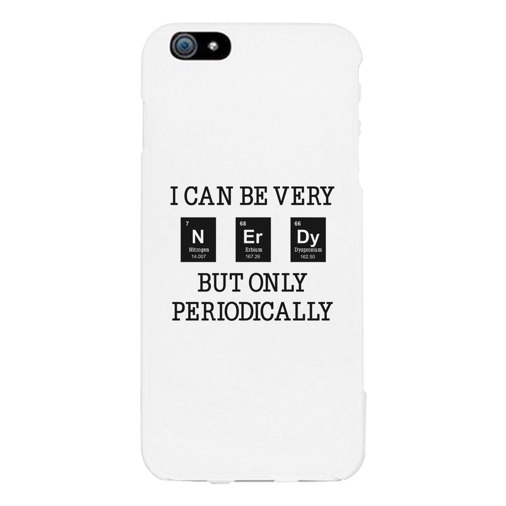 Nerdy Periodically White Phone Case