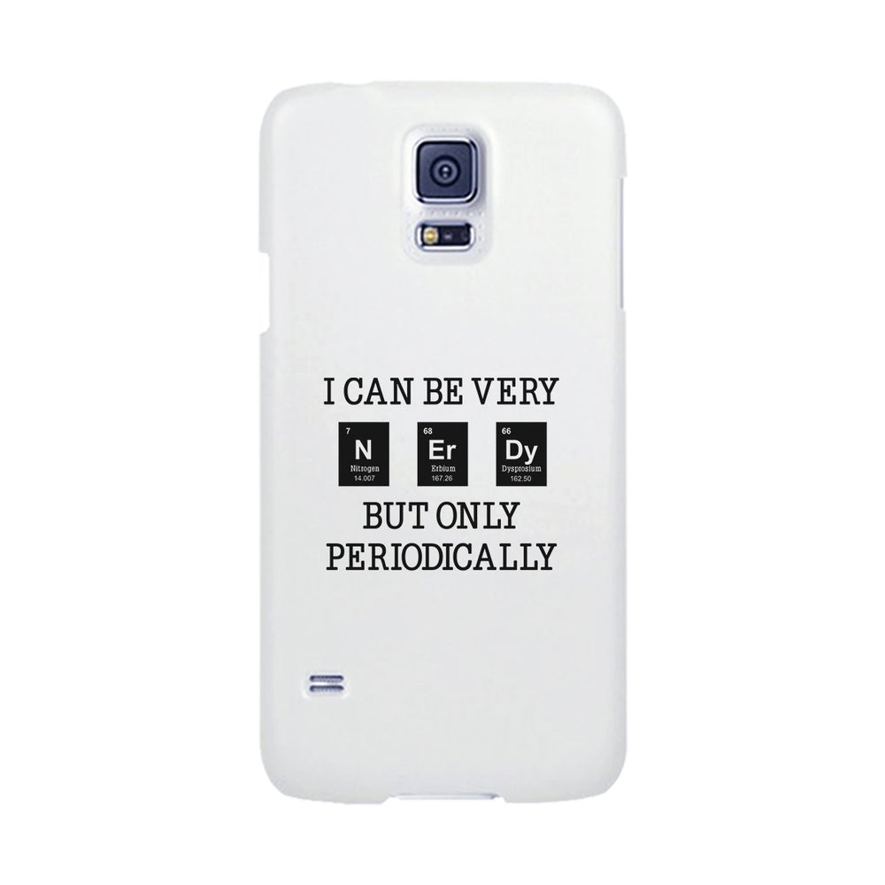 Nerdy Periodically White Phone Case