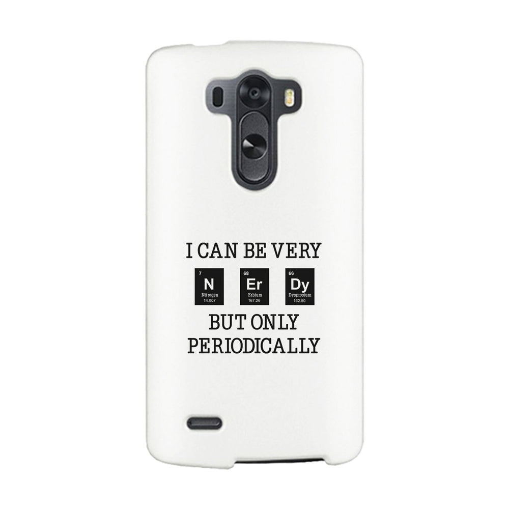 Nerdy Periodically White Phone Case