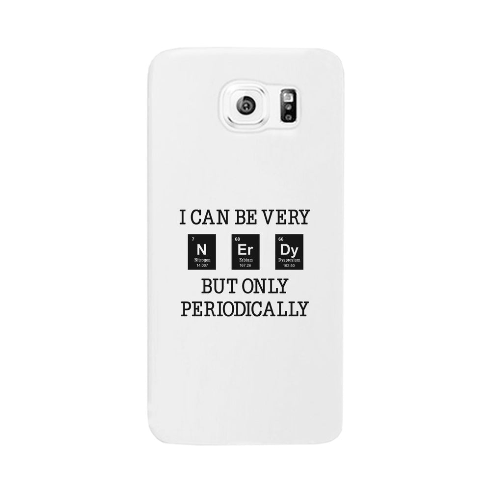 Nerdy Periodically White Phone Case