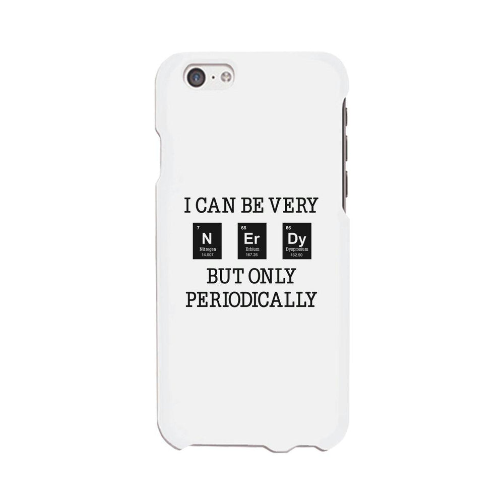 Nerdy Periodically White Phone Case