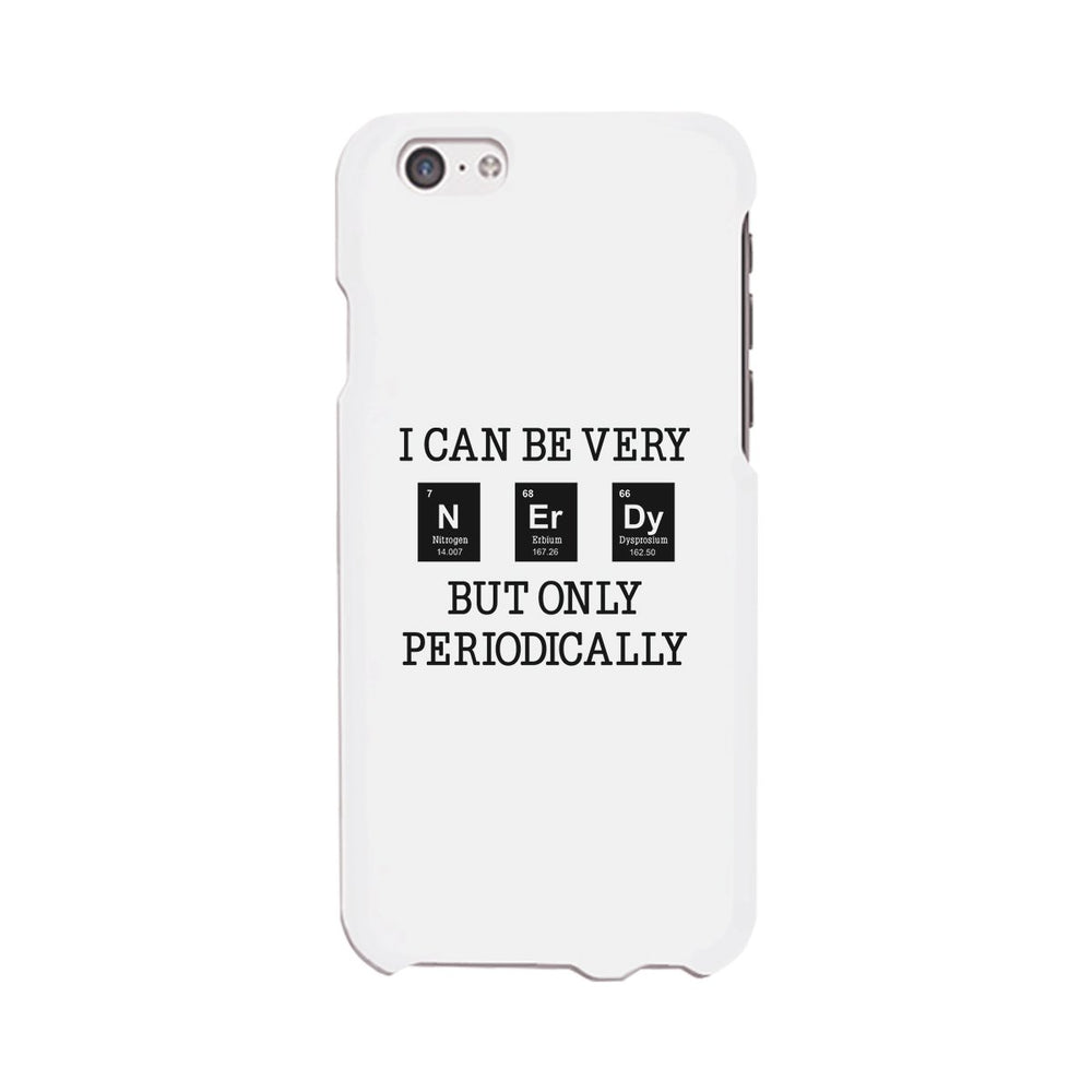 Nerdy Periodically White Phone Case