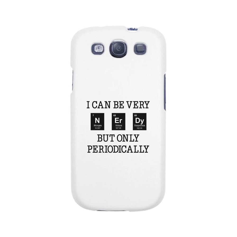 Nerdy Periodically White Phone Case