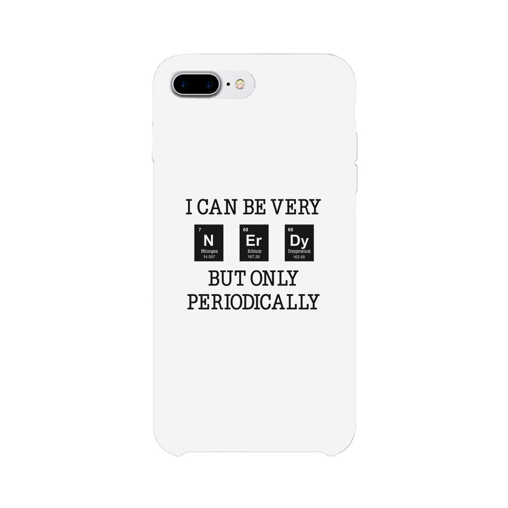 Nerdy Periodically White Phone Case