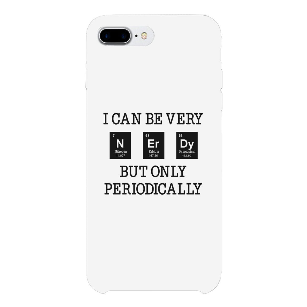 Nerdy Periodically White Phone Case