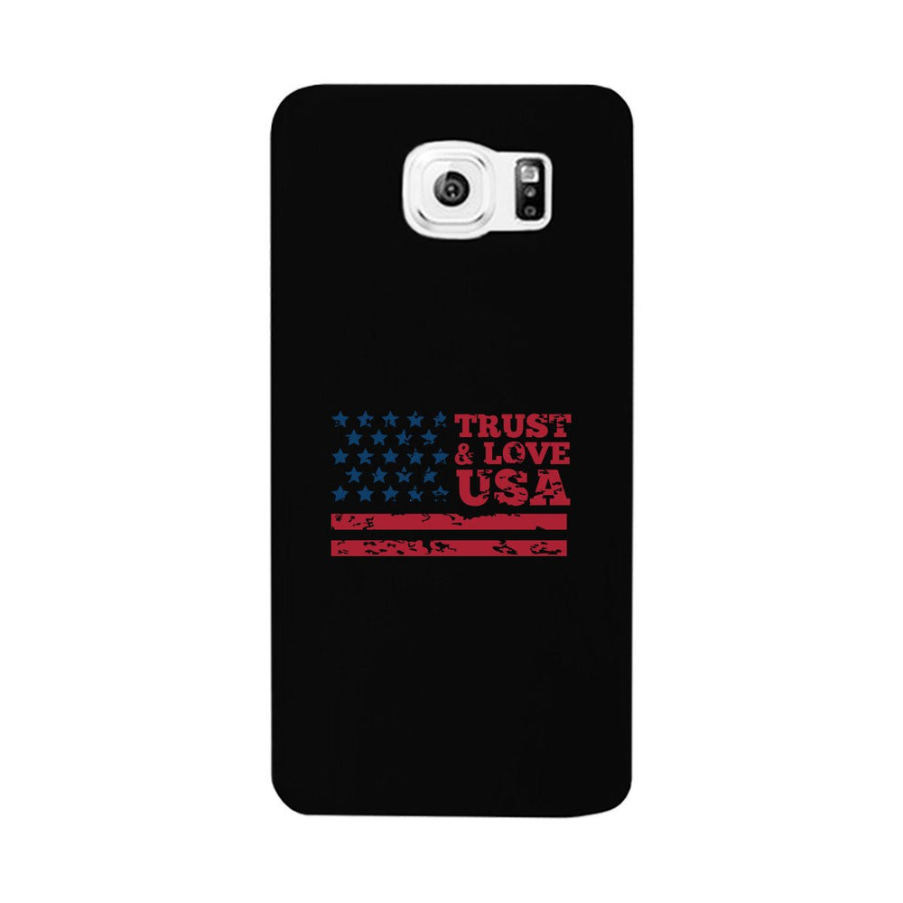 Trust & Love Usa Black Phone Case
