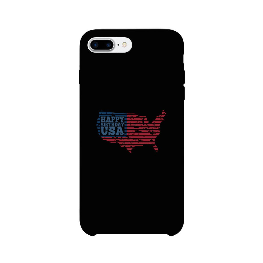 Happy Birthday Usa Black Phone Case