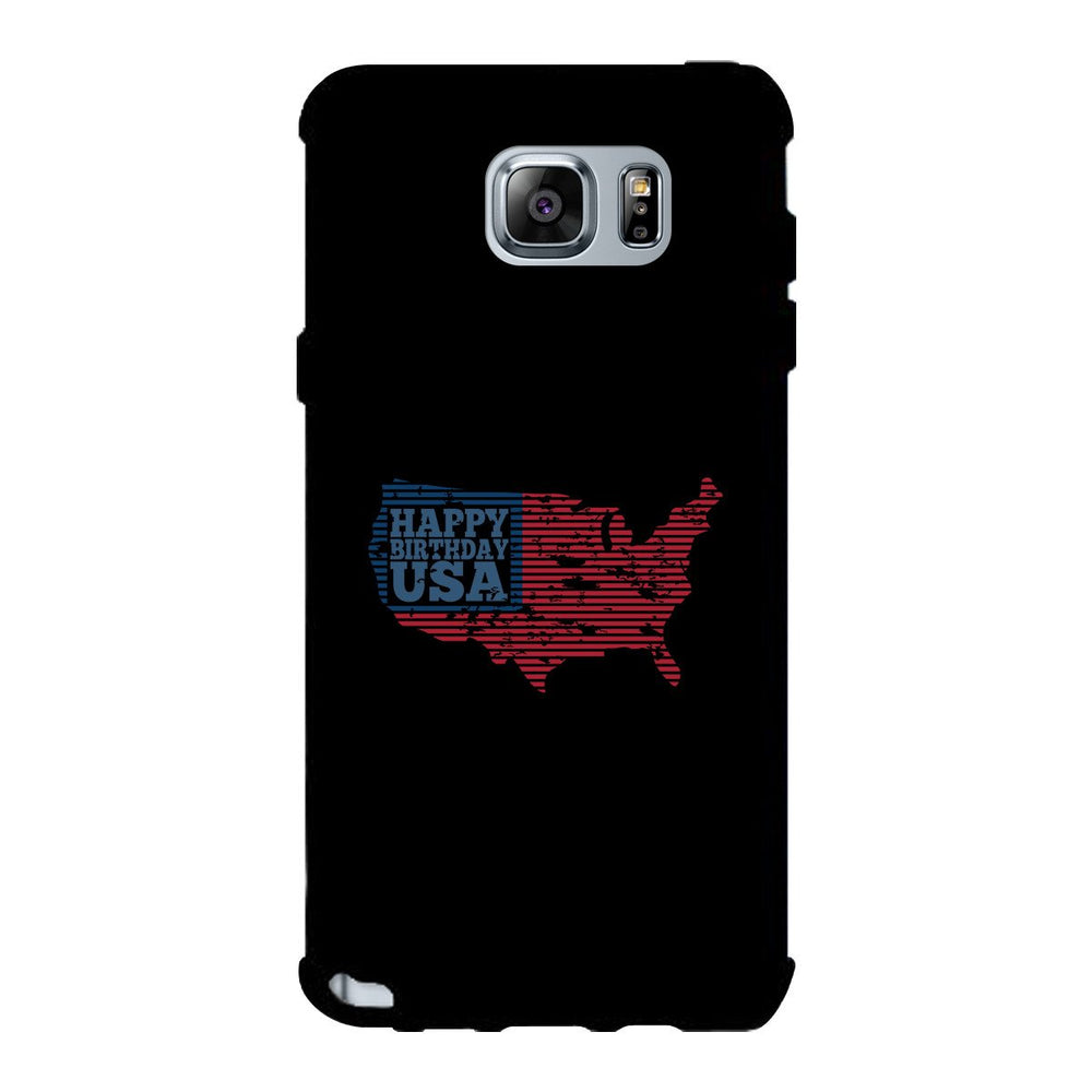 Happy Birthday Usa Black Phone Case