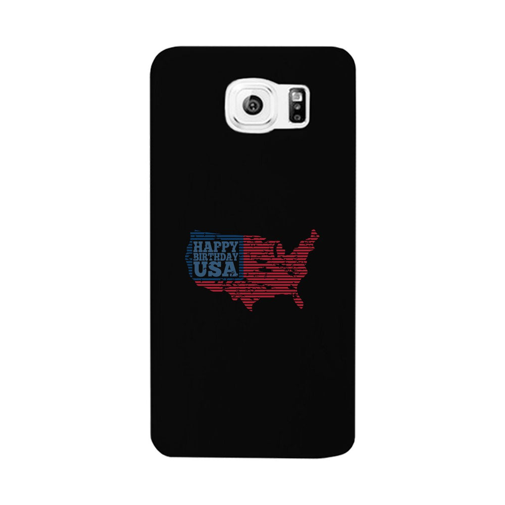 Happy Birthday Usa Black Phone Case