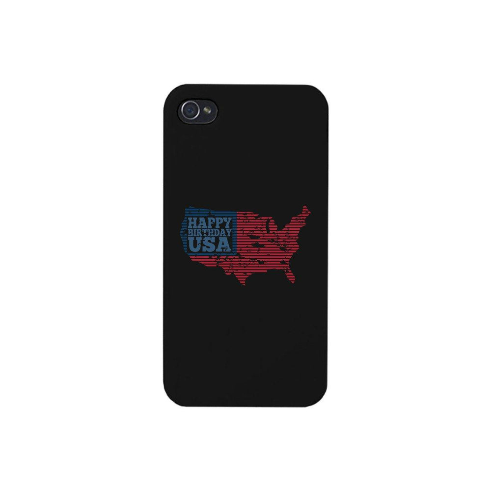 Happy Birthday Usa Black Phone Case