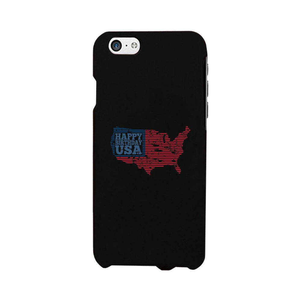 Happy Birthday Usa Black Phone Case
