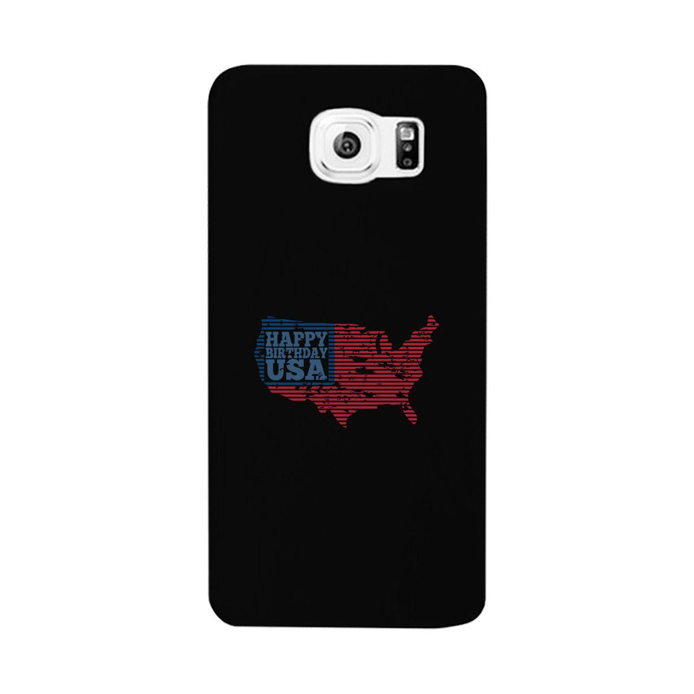 Happy Birthday Usa Black Phone Case