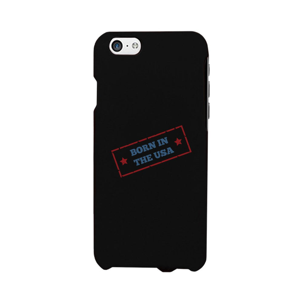 Born In The Usa Black Phone Case