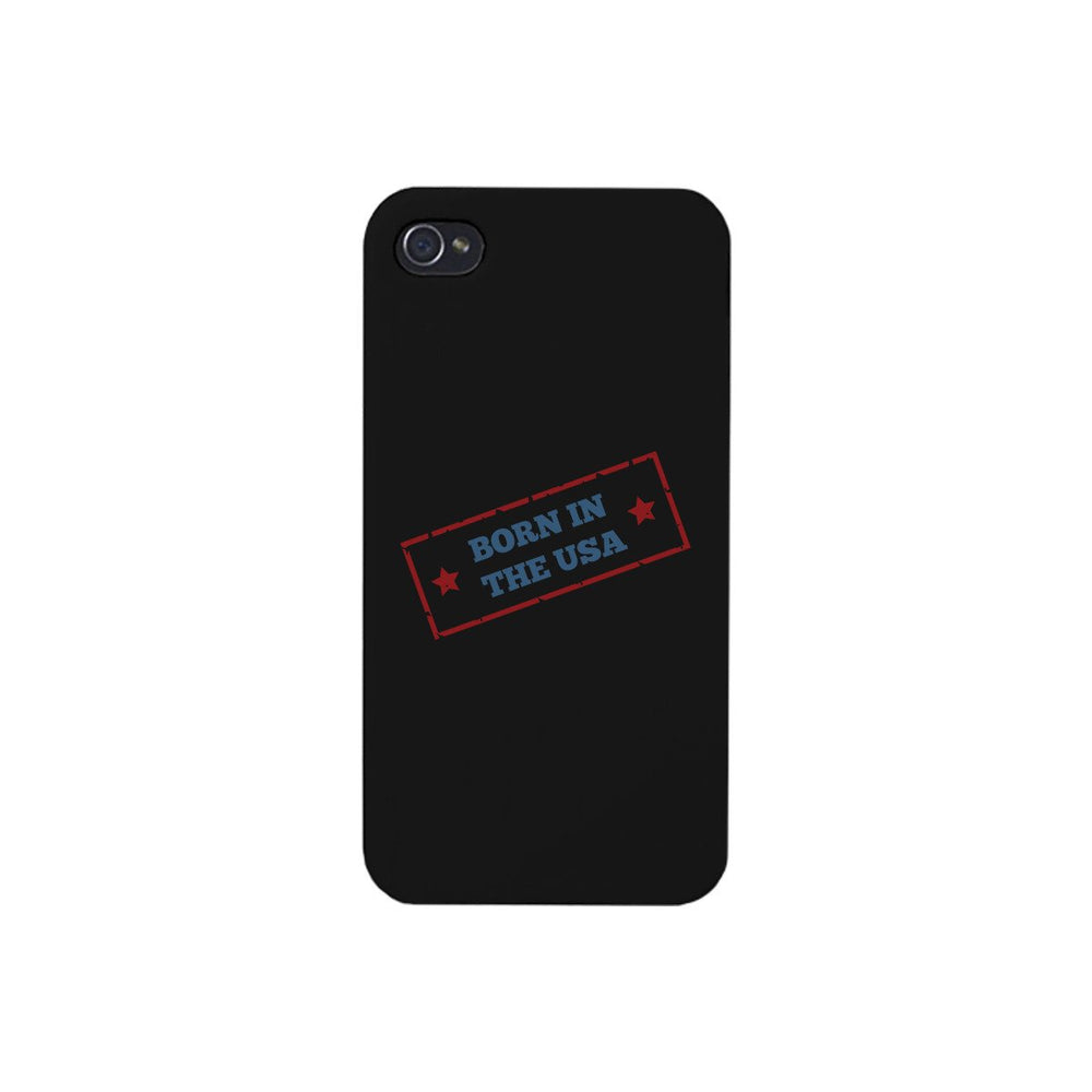 Born In The Usa Black Phone Case