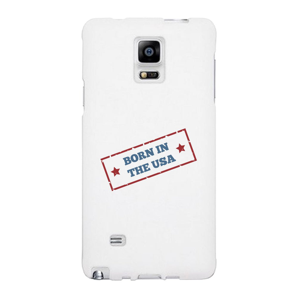 Born In The Usa White Phone Case