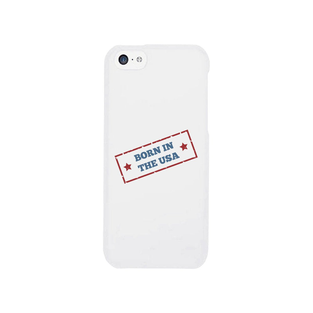 Born In The Usa White Phone Case