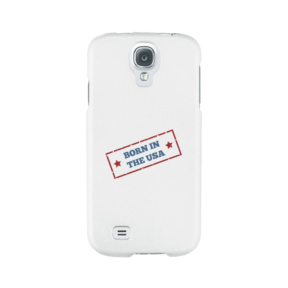 Born In The Usa White Phone Case