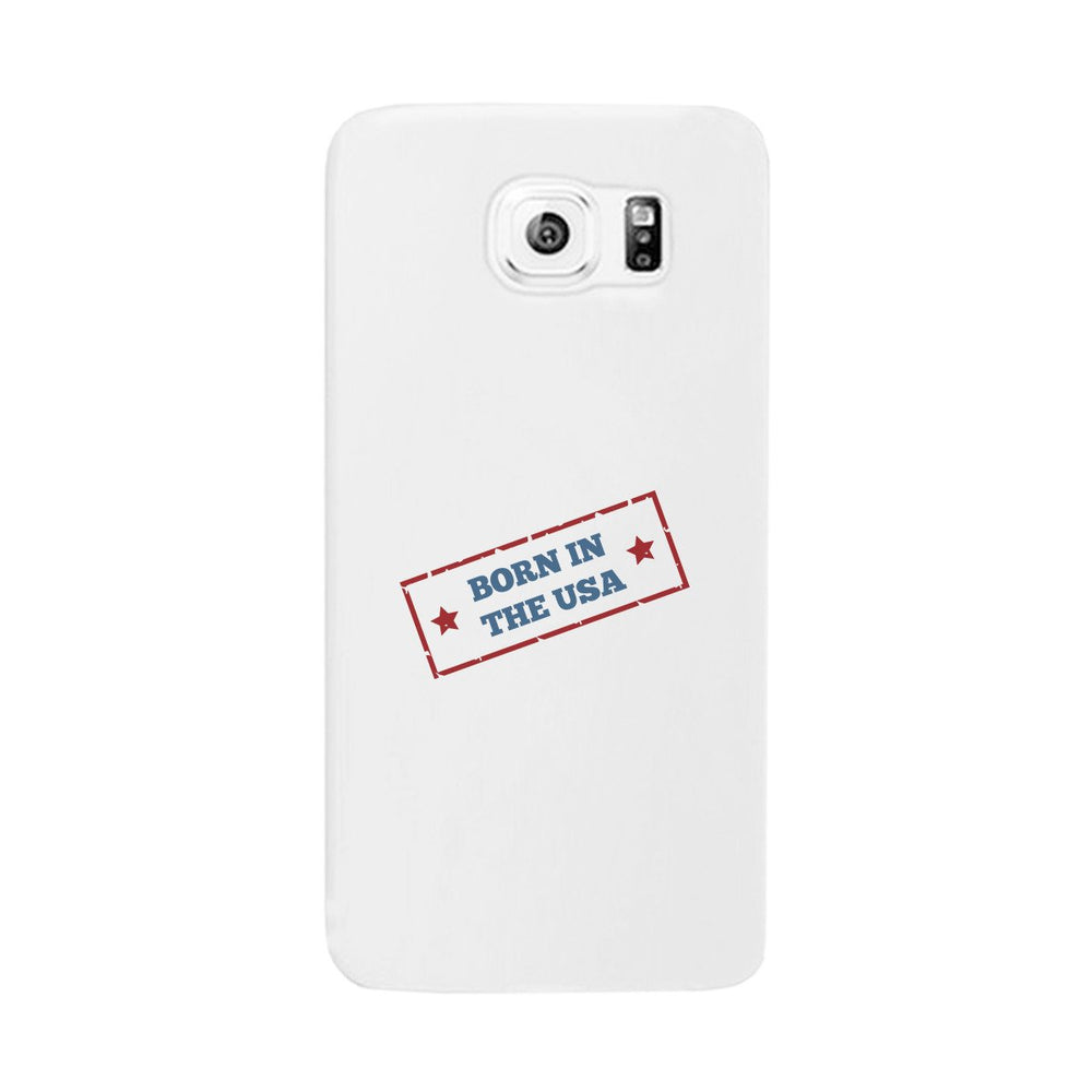 Born In The Usa White Phone Case