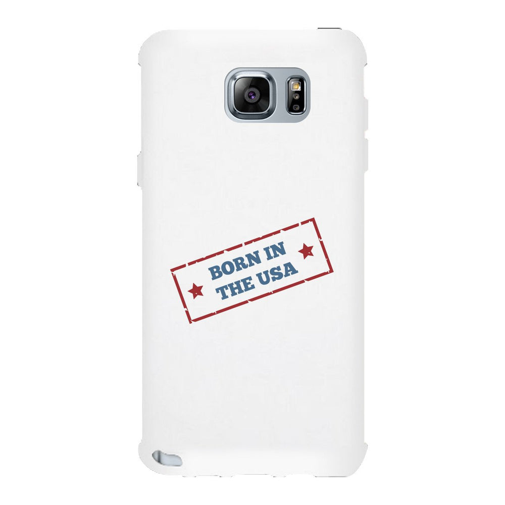 Born In The Usa White Phone Case