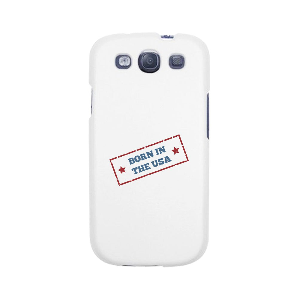 Born In The Usa White Phone Case