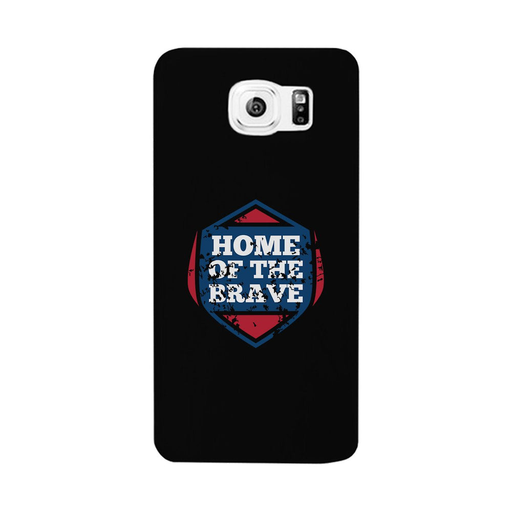 Home Of The Brave Black Phone Case