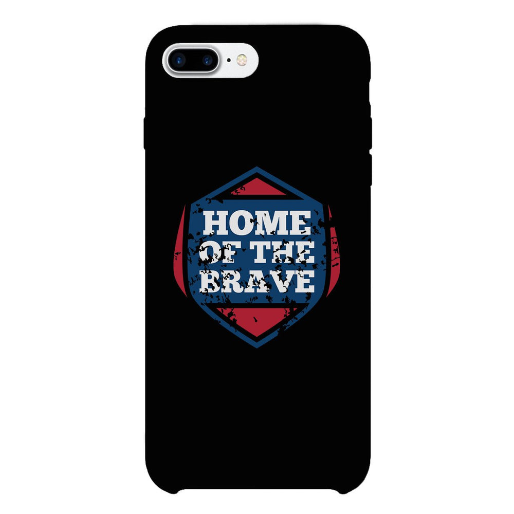 Home Of The Brave Black Phone Case
