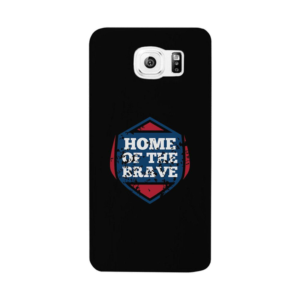 Home Of The Brave Black Phone Case