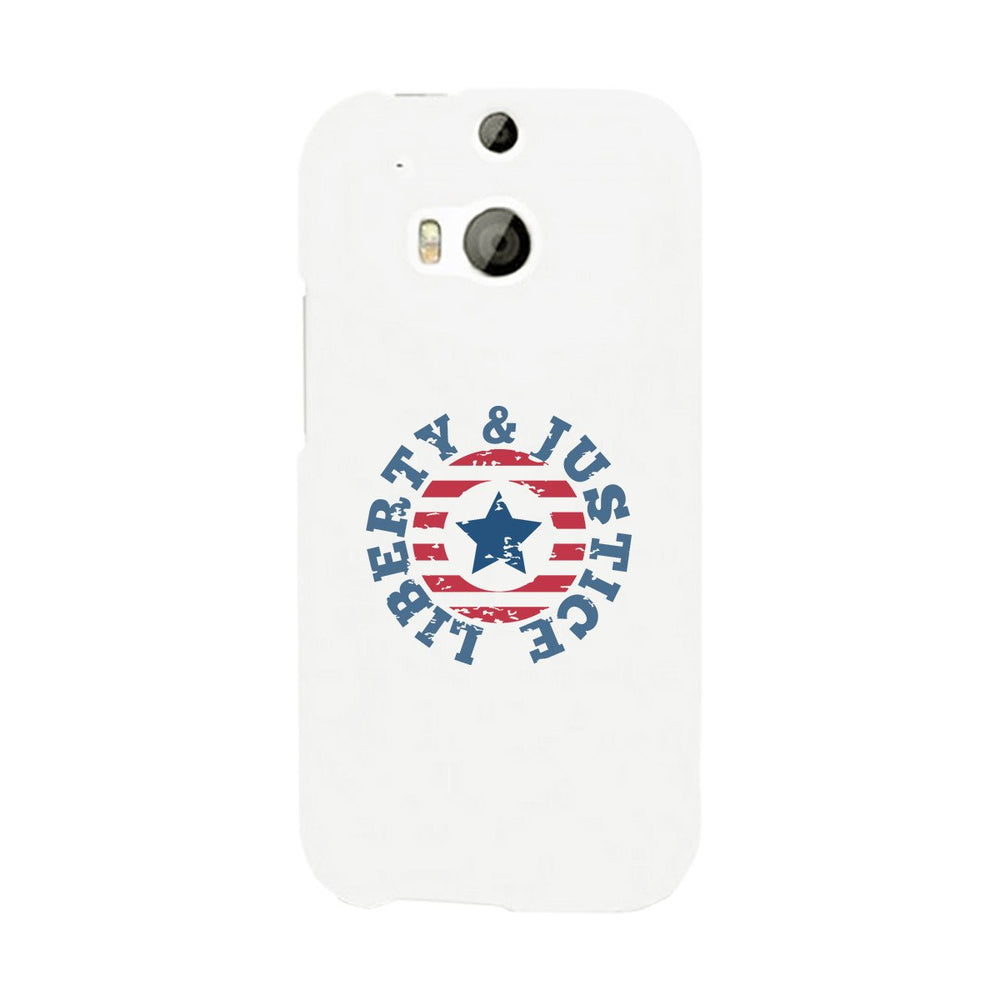 Liberty & Justice White Phone Case