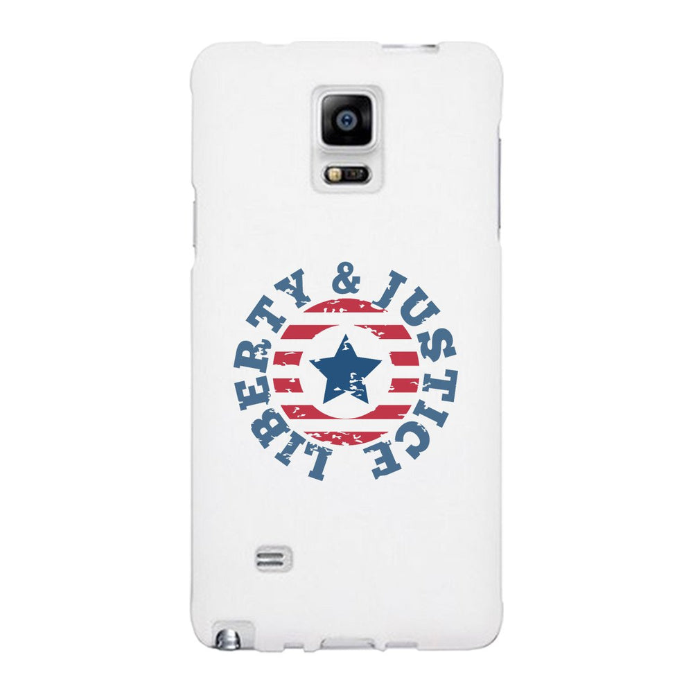 Liberty & Justice White Phone Case