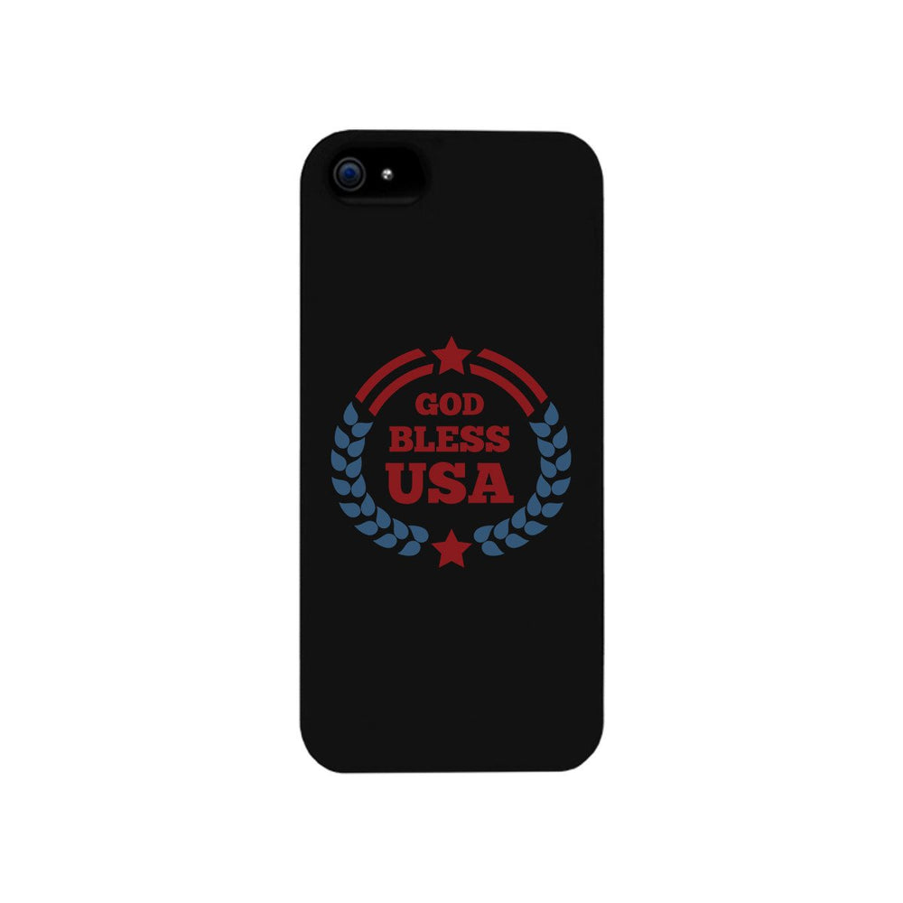 God Bless Usa Black Phone Case