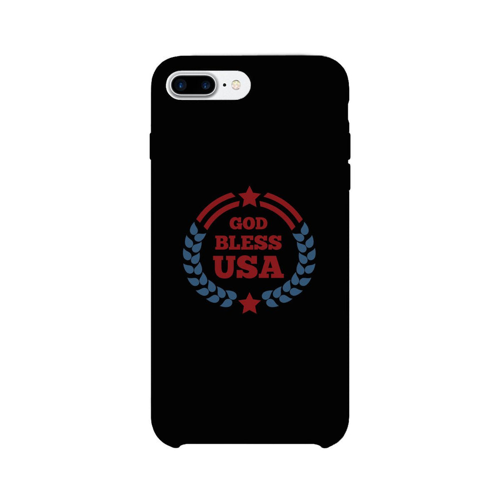 God Bless Usa Black Phone Case