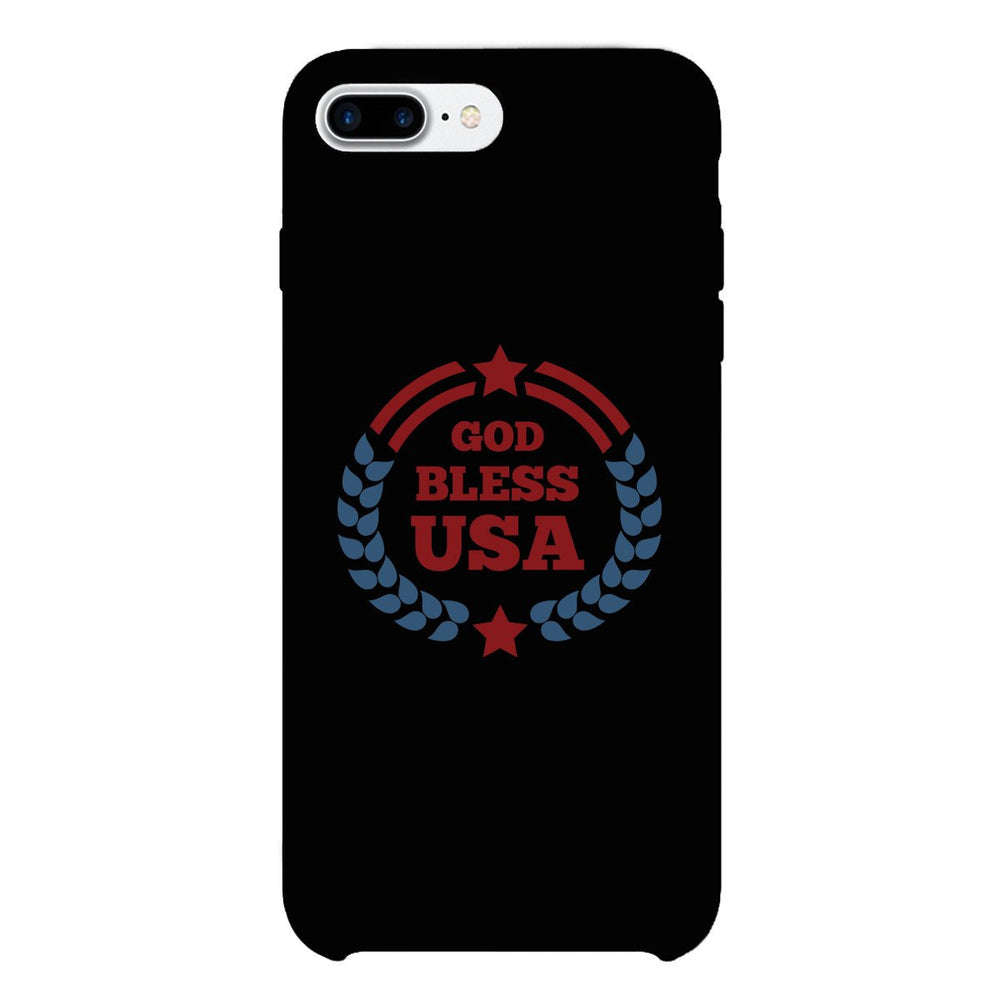 God Bless Usa Black Phone Case