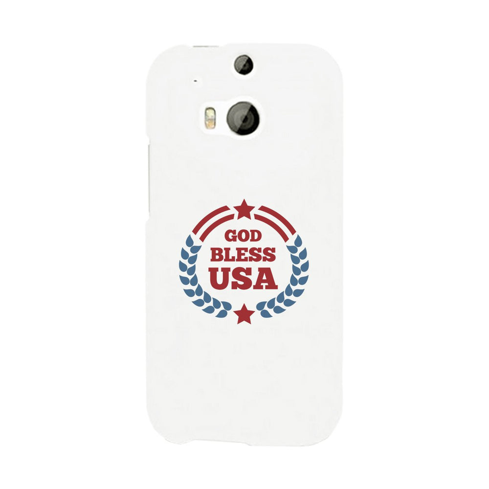 God Bless Usa White Phone Case