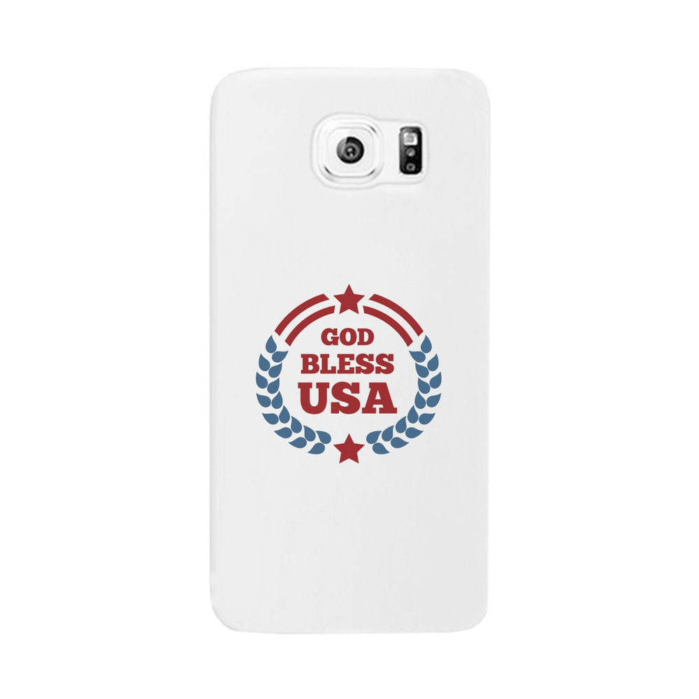 God Bless Usa White Phone Case