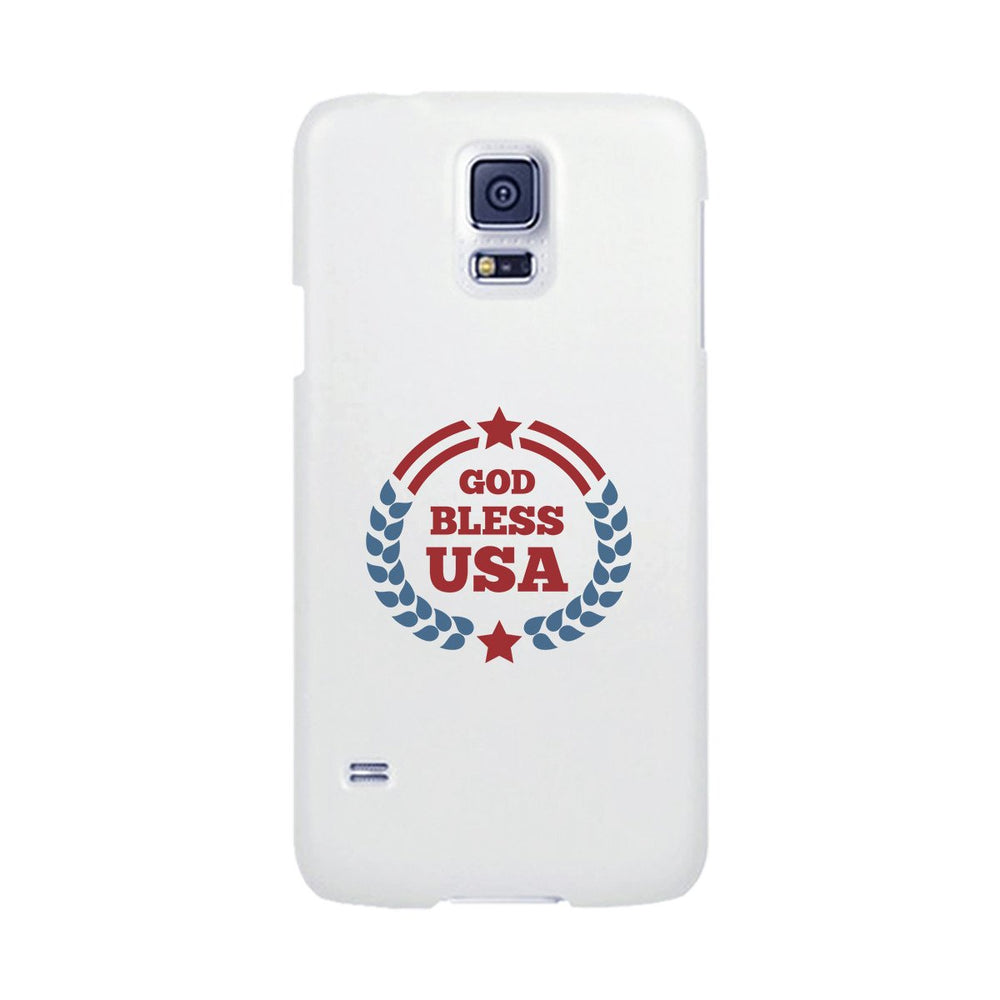 God Bless Usa White Phone Case