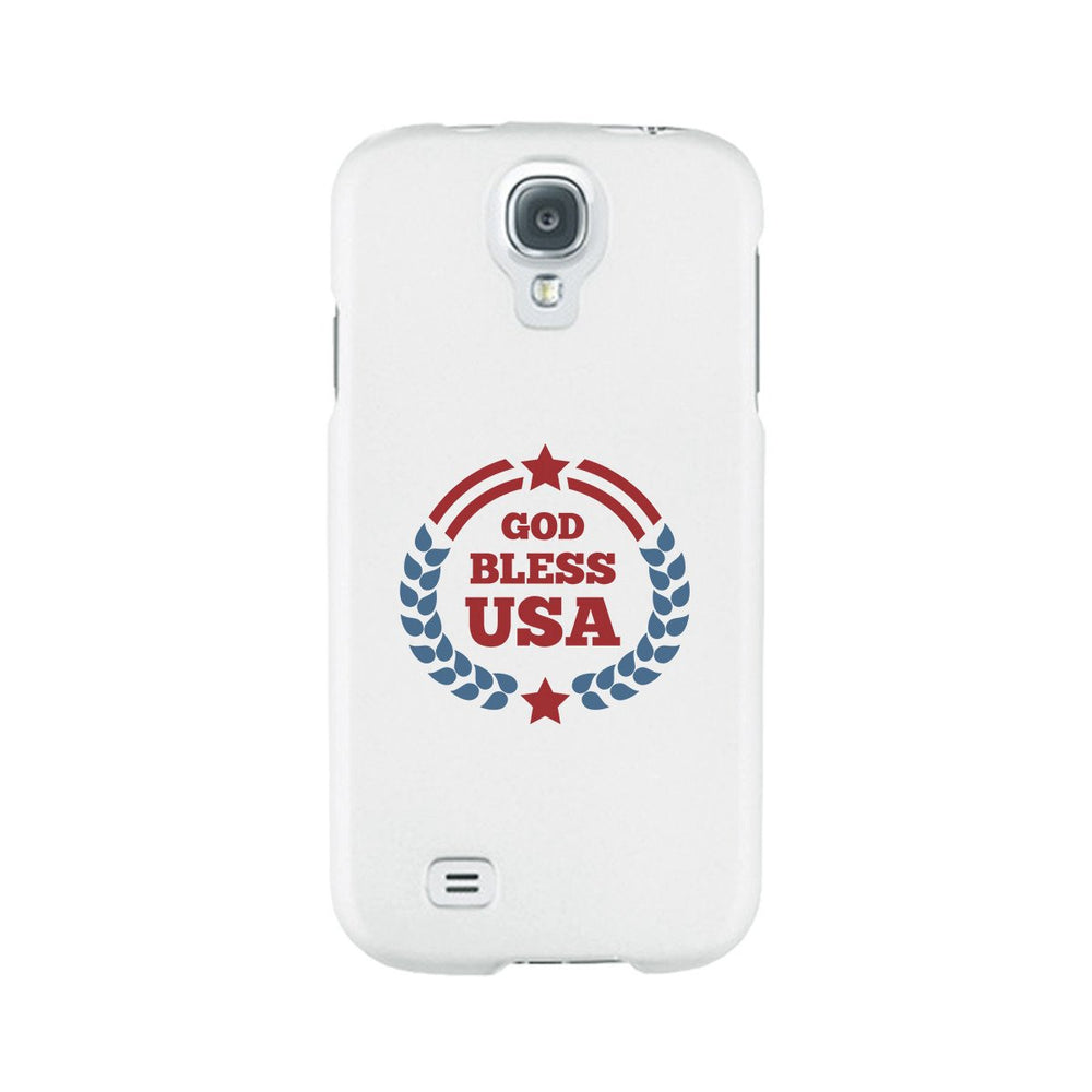 God Bless Usa White Phone Case