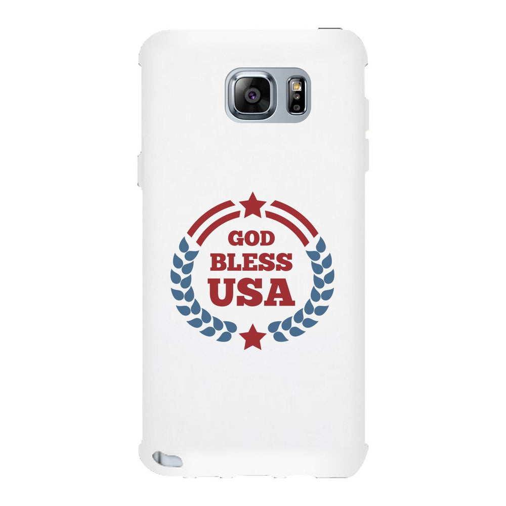God Bless Usa White Phone Case