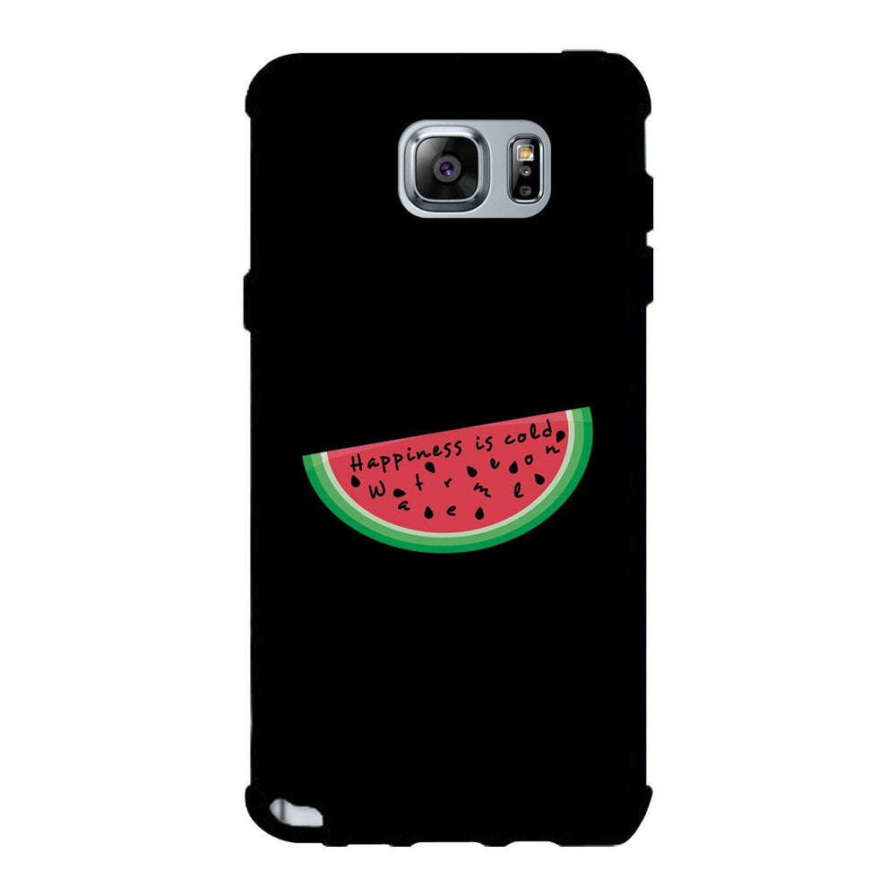 Happiness Is Cold Watermelon Black Phone Case