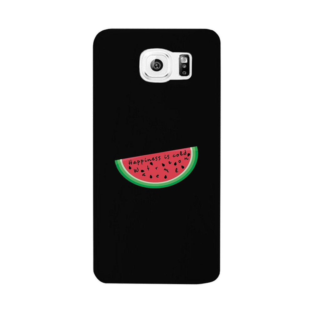 Happiness Is Cold Watermelon Black Phone Case
