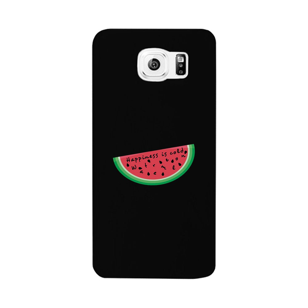 Happiness Is Cold Watermelon Black Phone Case