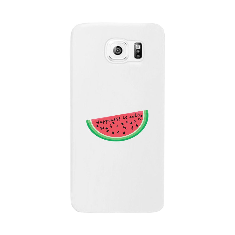 Happiness Is Cold Watermelon White Phone Case