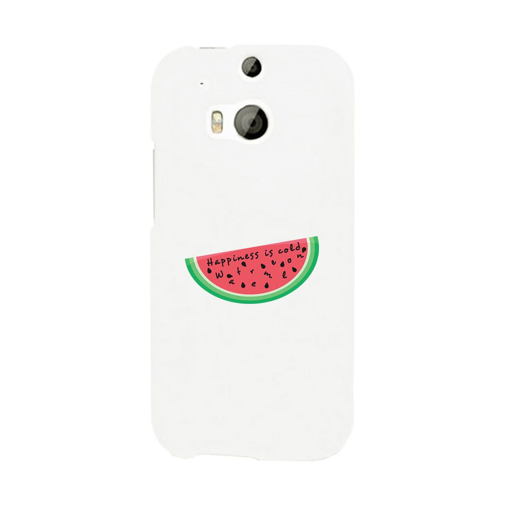 Happiness Is Cold Watermelon White Phone Case