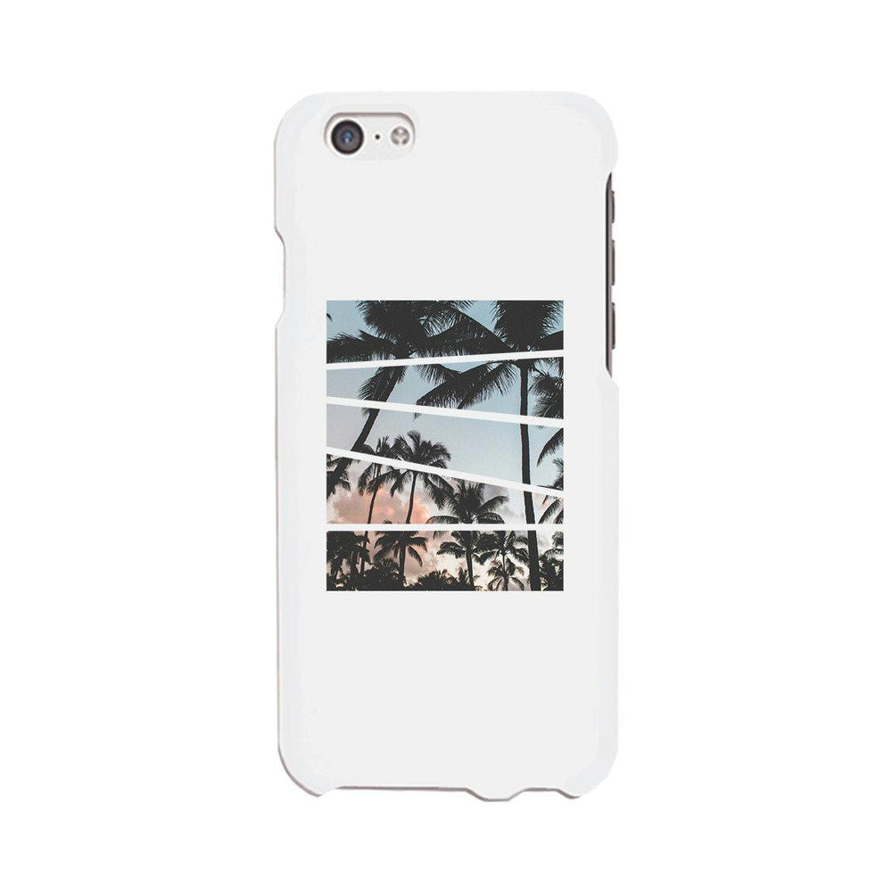 Palm Trees Split White Phone Case