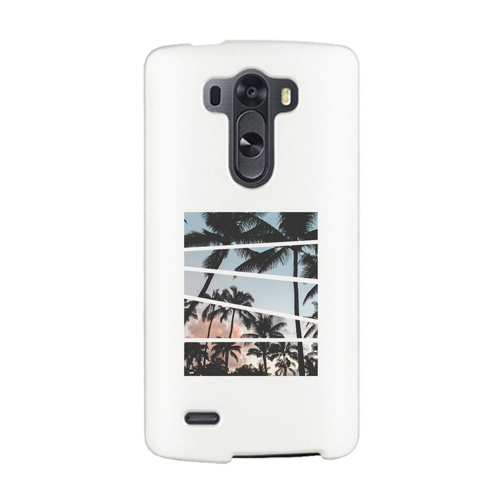 Palm Trees Split White Phone Case