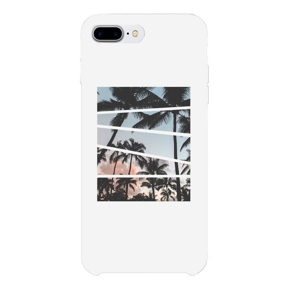 Palm Trees Split White Phone Case