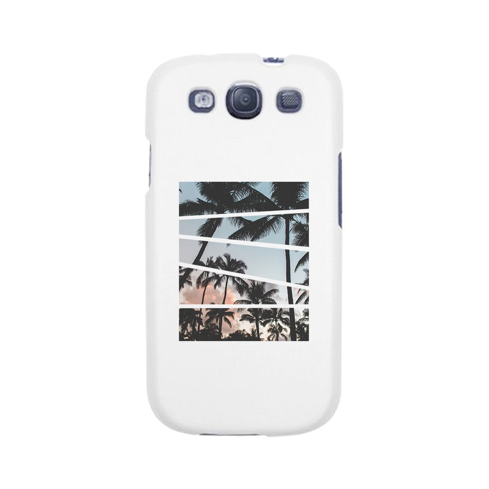 Palm Trees Split White Phone Case
