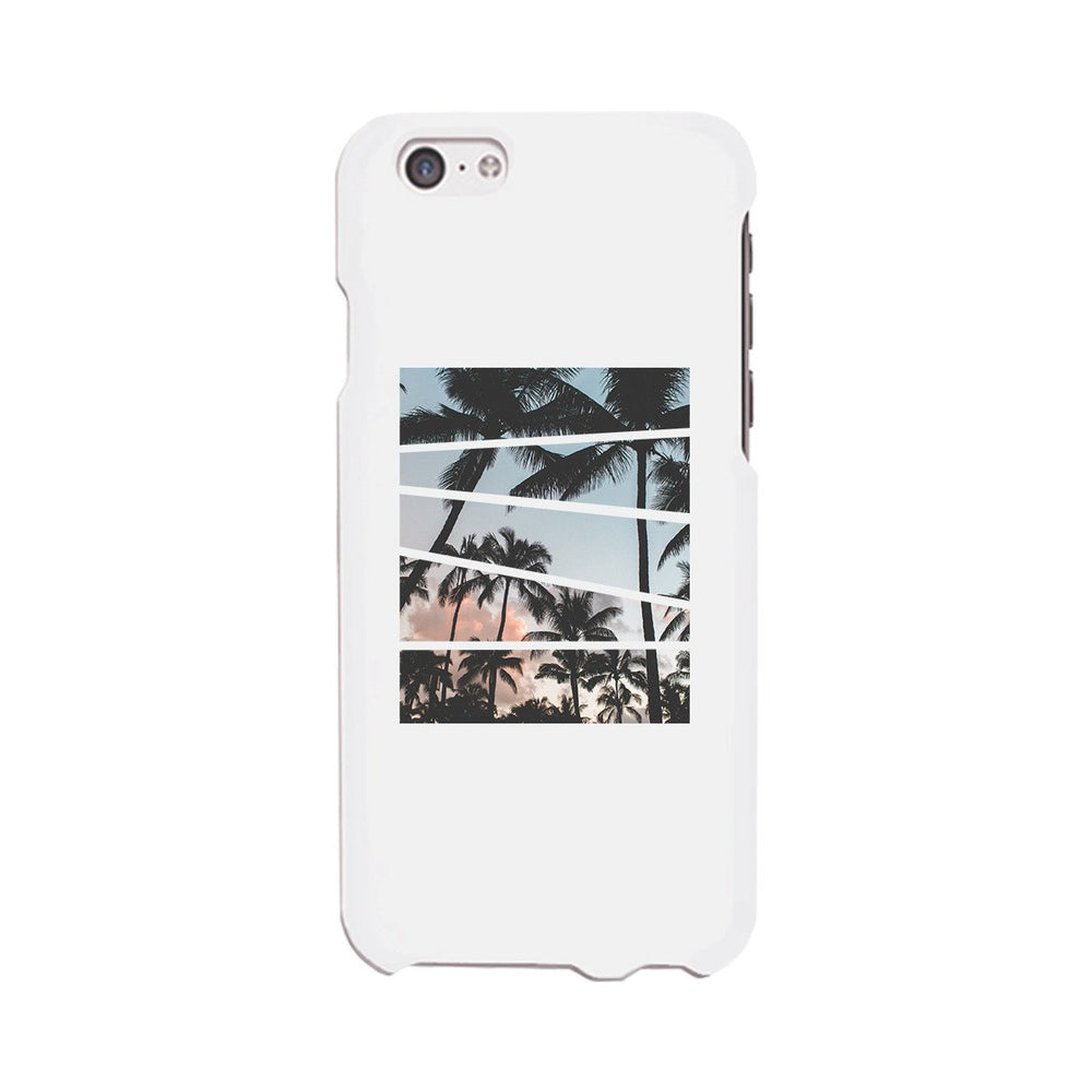 Palm Trees Split White Phone Case