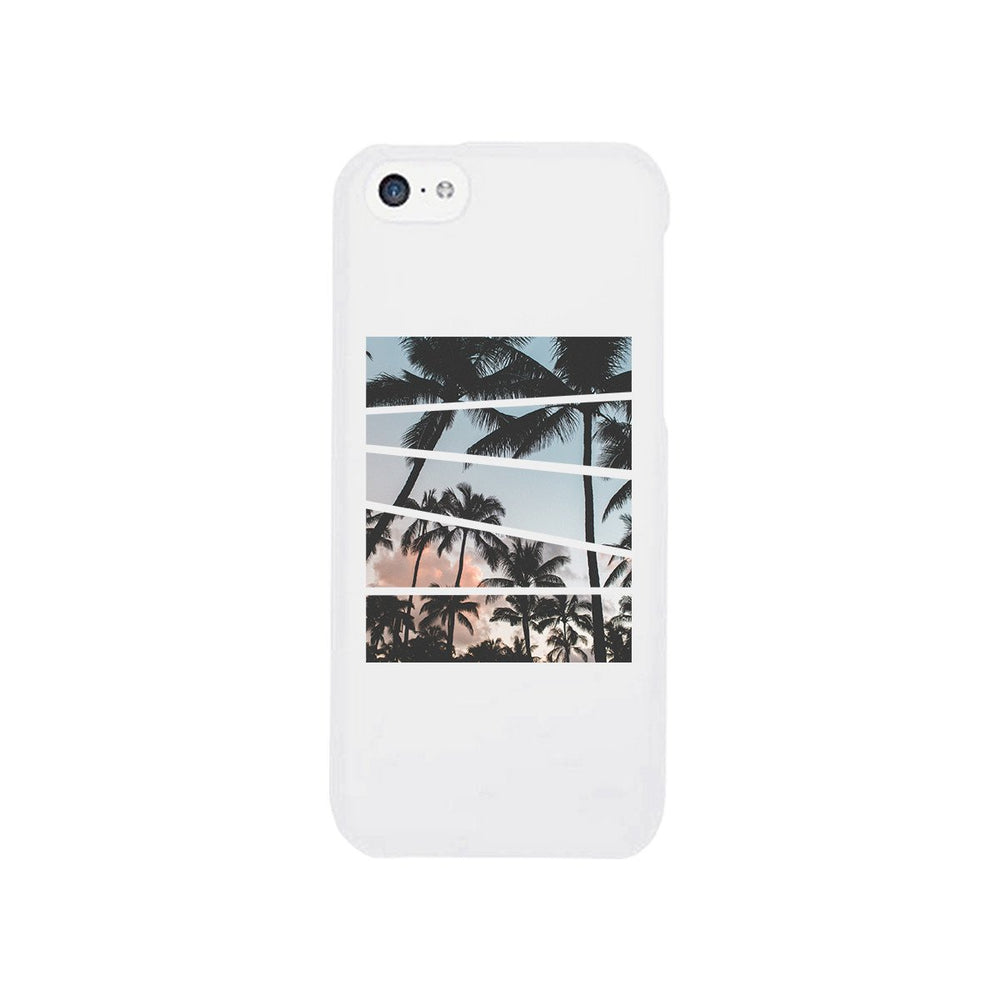 Palm Trees Split White Phone Case
