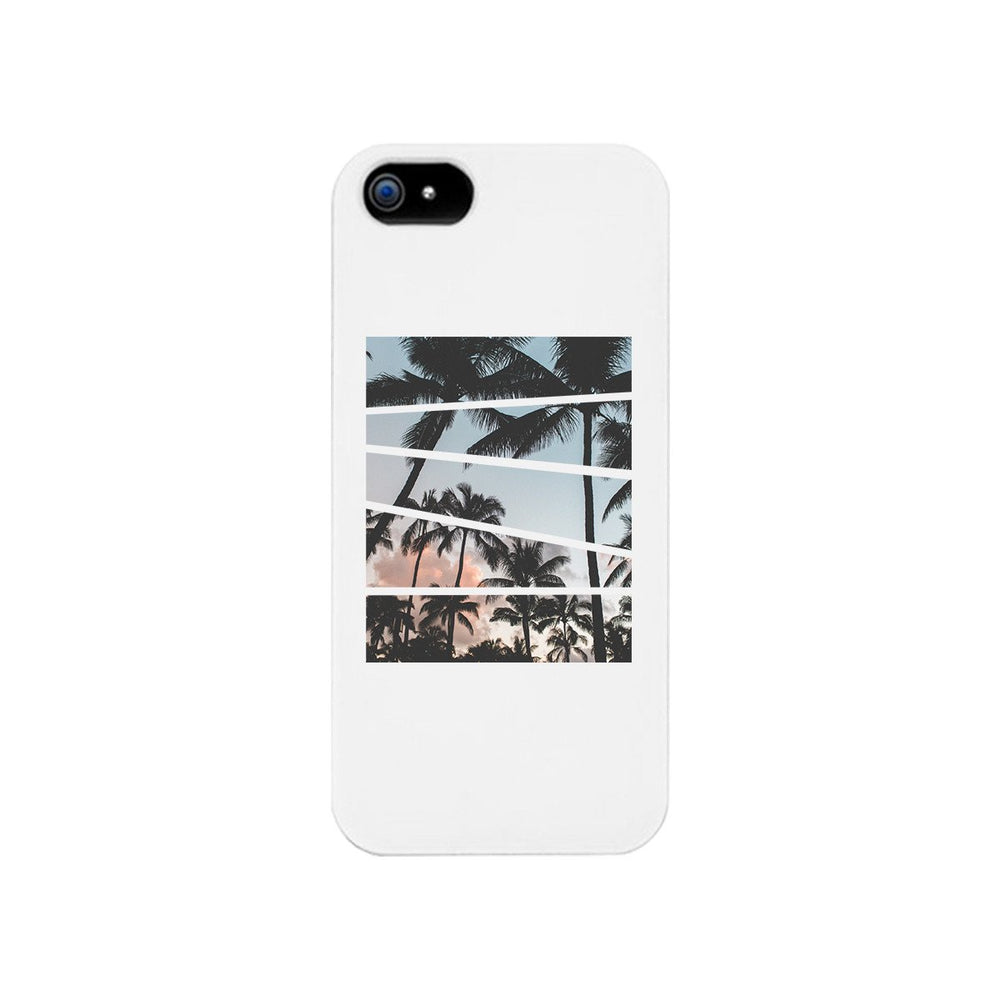 Palm Trees Split White Phone Case